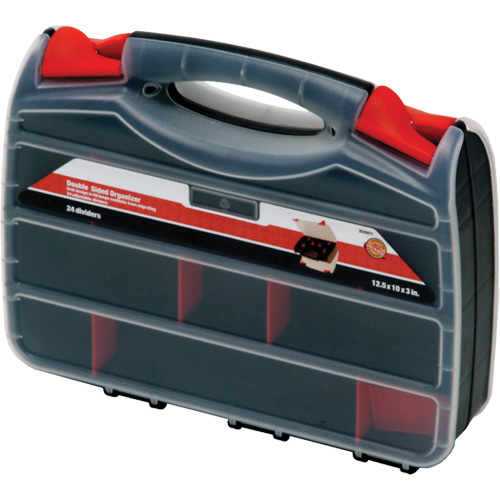 Boîte &agrave; compartiments en plastique, 10,25" la x 12,25" p x 3" h, 32 compartiments Dufferin Supply