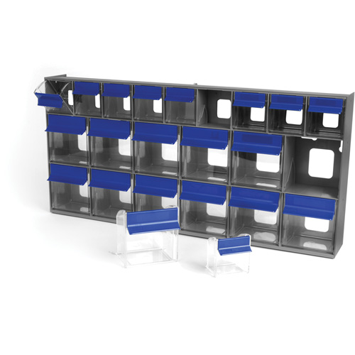Tilt Bins Unit, 23-5/8" W x 3-5/8" D x 11-1/6" H, 21 Drawers Dufferin Supply