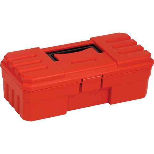Tool Box, 12" W x 6" D x 4" H, Red Dufferin Supply