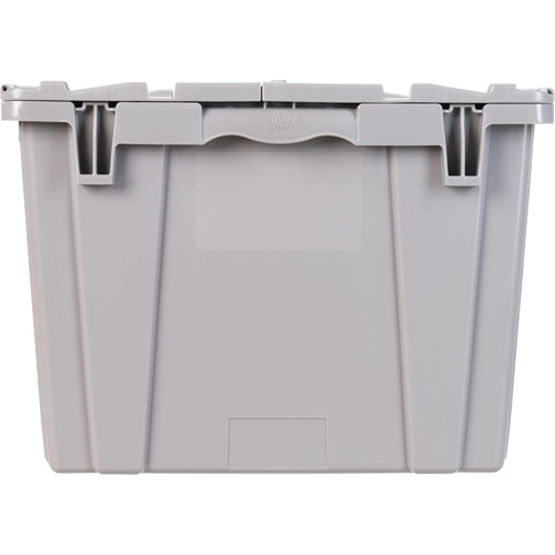 FP243C FliPak Nestable Tote, 26.9" x 16.9" x 12.1", Grey Dufferin Supply