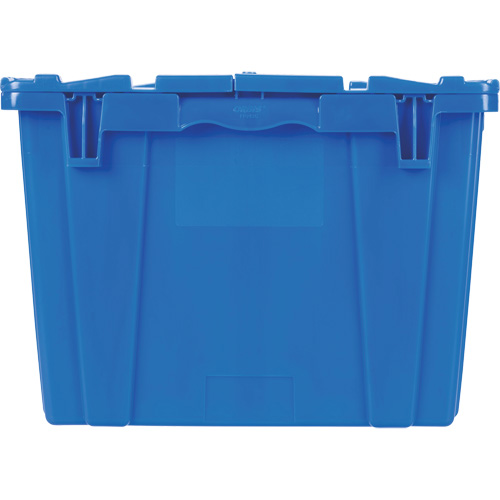 FP243C FliPak Nestable Tote, 26.9" x 16.9" x 12.1", Blue Dufferin Supply