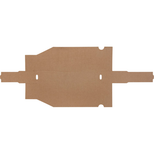 Boîtes profondes en carton ondul&eacute;, 1-15/16" la x 11-1/4" p x 4-1/2" h, Beige Dufferin Supply