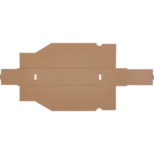 Boîtes profondes en carton ondul&eacute;, 2-7/8" la x 11-1/4" p x 4-1/2" h, Beige Dufferin Supply