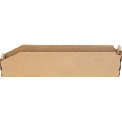 Boîtes profondes en carton ondul&eacute;, 2-7/8" la x 17-1/4" p x 4-1/2" h, Beige Dufferin Supply