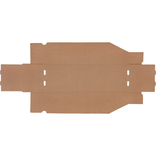 Boîtes profondes en carton ondul&eacute;, 5-3/4" la x 17-1/4" p x 4-1/2" h, Beige Dufferin Supply