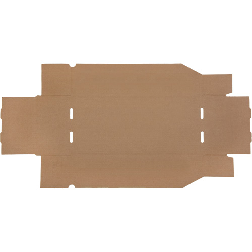 Boîtes profondes en carton ondul&eacute;, 7-3/4" la x 17-1/4" p x 4-1/2" h, Beige Dufferin Supply