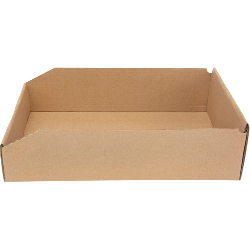 Boîtes profondes en carton ondul&eacute;, 11-3/4" la x 17-1/4" p x 4-1/2" h, Beige Dufferin Supply
