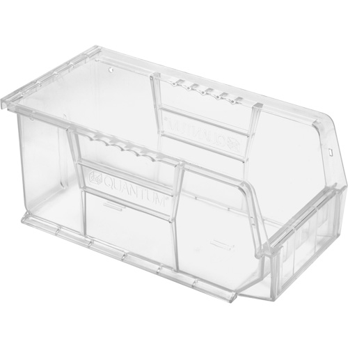 Crystal Clear Ultra Bins, 5-1/2" W x 5" H x 10-7/8" D, Clear Dufferin Supply