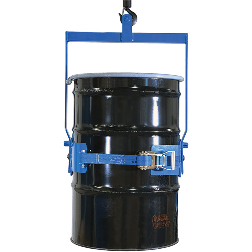 Ensemble de l&egrave;ve-baril manuel inclinable, Baril de 55 gal. US (45 gal. imp.), Capacit&eacute; 800 lb/363 kg Dufferin Supply