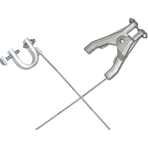 Heavy-Duty Bonding & Grounding Wire Assemblies - Hand Clamps & C-Clamps Dufferin Supply