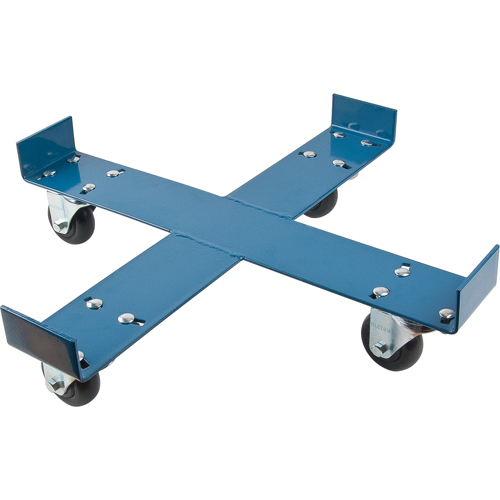 Drum Dolly, Steel, 750 lbs. Capacity, 24" Diameter, Polyolefin Casters Dufferin Supply