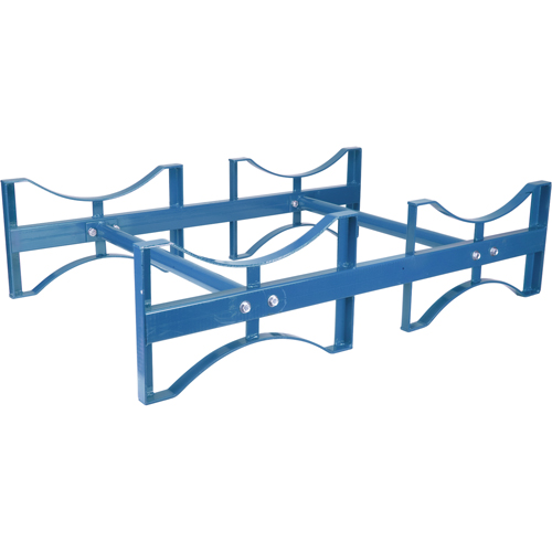 Porte-barils empilables, 2 barils, Capacit&eacute; de 1600 lb, 45-1/2" la x 30" p x 12-1/2" h Dufferin Supply