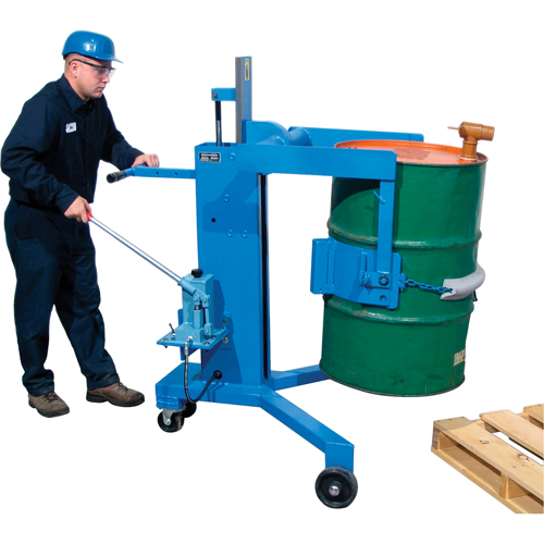 Basculeur - palettiseurs pour barils, 55 gal. US (45 gal. imp.) Dufferin Supply