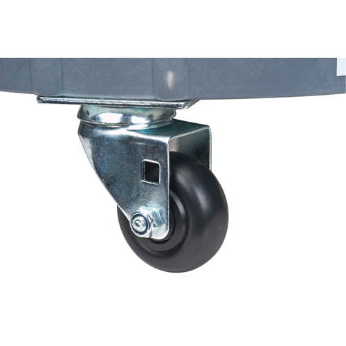 Socle roulant pour baril de confinement des fuites, 24,25" dia. X 7,625" h, Cap. de d&eacute;versement 1,5 gal. US Dufferin Supply