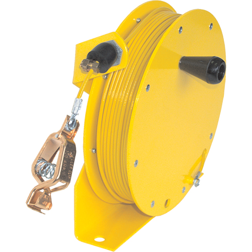 Static Grounding Hand Wind Reels, 50' Length Dufferin Supply