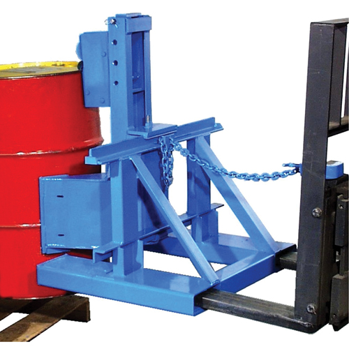 Manipulateur de barils MORSPEED 1500 pour chariot &eacute;l&eacute;vateur, Pour 55 gal. US (45 gal. imp.) Dufferin Supply