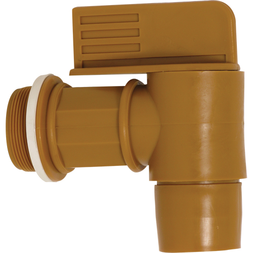 2" NPT Polyethylene Drum Faucet, Polyethylene, 2" NPT Dufferin Supply