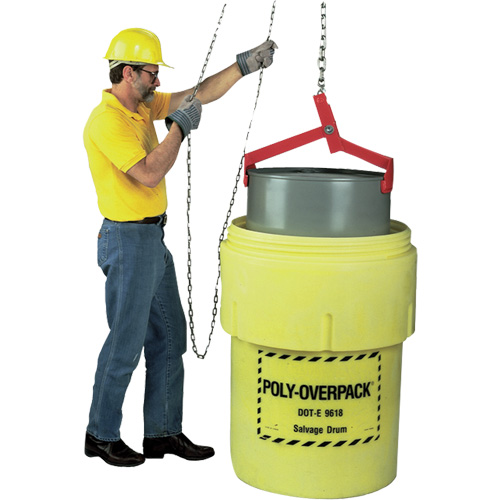 L&egrave;ve-baril, Baril de 85 gal. US (70 gal. imp.), Capacit&eacute; 1000 lb/454 kg Dufferin Supply