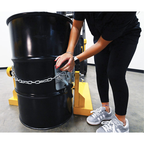 Porte-baril pour chariot &agrave; fourche, Pour 55 gal. US (45,8 gal imp&eacute;rial) Dufferin Supply