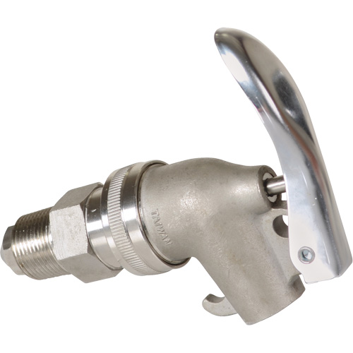 Manual Drum Faucet, Stainless Steel, 3/4" NPT Dufferin Supply