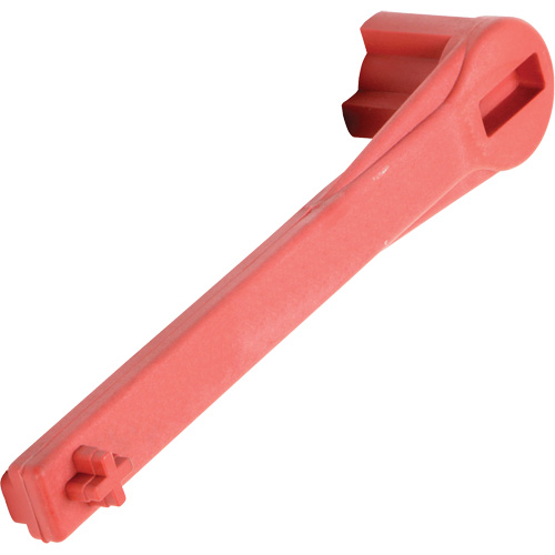Single Ended Specialty Bung Nut Wrench, 1-1/4" Opening, 8" Handle, Non-Sparking Nylon Dufferin Supply