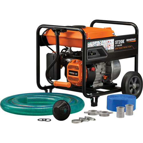 Trousse de pompe &agrave; eau &agrave; semi-r&eacute;sidus, 158 gal./min, 208 cc, 4 cycles OHV Dufferin Supply