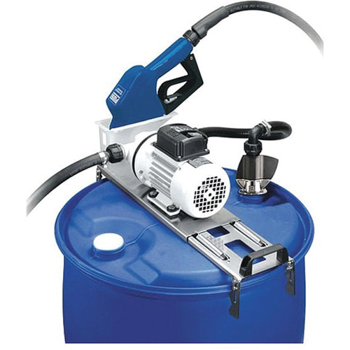Ensemble de pompe pour baril Piusi Suzzarablue, Acier inoxydable, 9 gal./min Dufferin Supply