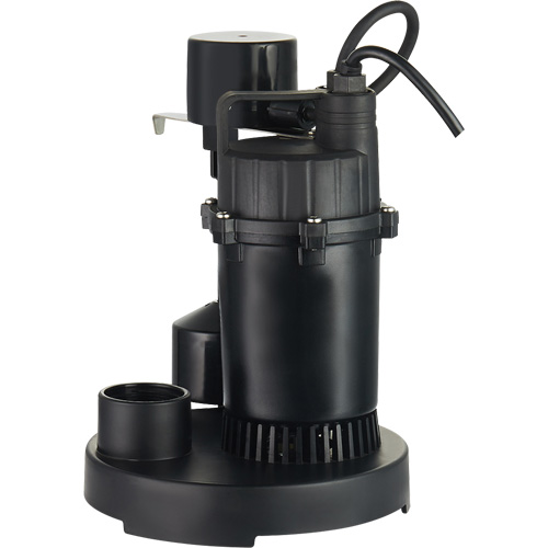 Pompe de puisard submersible thermoplastique, 2560 gal./h, 115 V, 4,6 A, 1/3 CV Dufferin Supply