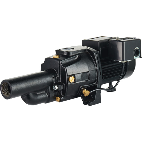 Dual Voltage Cast Iron Convertible Jet Pump, 115 V/230 V, 1100 GPH, 1/2 HP Dufferin Supply