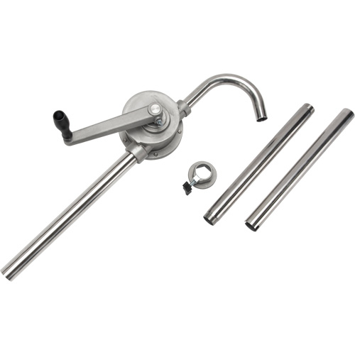 Rotary Type Drum Pump, Stainless Steel, Fits 55 Gal., 12 oz./Stroke Dufferin Supply