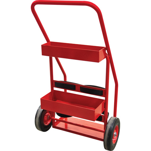 Hot Works Fire Prevention Cart, Semi-Pneumatic Wheels, 17.75" W x 8.9" L Base, 100 lbs. Dufferin Supply