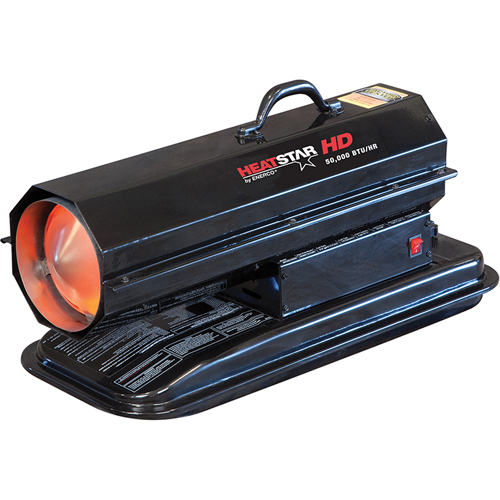 Contractor Series Forced Air Heater, Fan, Kerosene, 50000 BTU/H Dufferin Supply