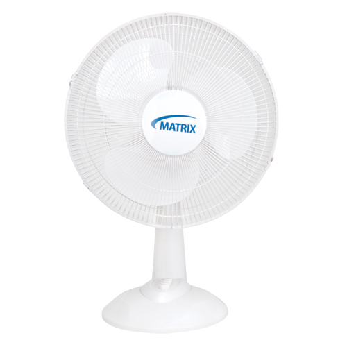 Oscillating Desk Fan with Push Buttons, 16" Diameter, 3 Speeds Dufferin Supply