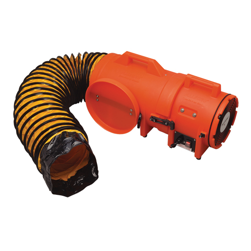 8" Plastic COM-PAX-IAL Blowers, 1/3 HP, 831 CFM Dufferin Supply