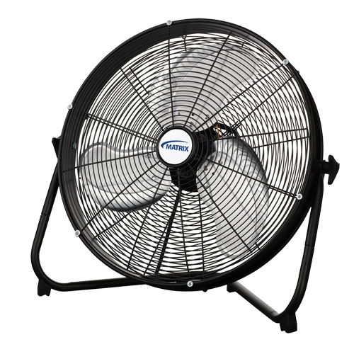 High Velocity Floor Fan, 3 Speeds, 20" Diameter Dufferin Supply