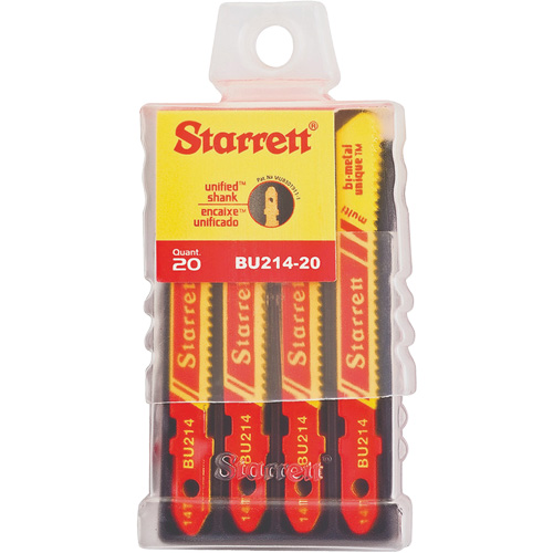 Lames pour scie sauteuse Unified Shank, Bim&eacute;tal, 2" lo, 14 dents par pouce Dufferin Supply