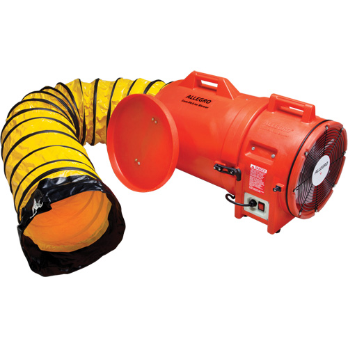 Blower with Canister & Ducting, 1 HP, 1842 CFM Dufferin Supply