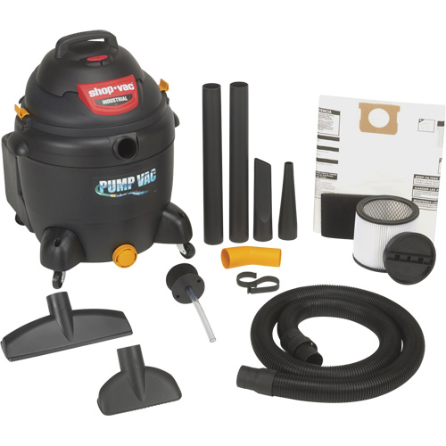 Built-In Pump Shop Vacuum, Wet-Dry, 6 HP, 18 US Gal. (68.1 Litres) Dufferin Supply