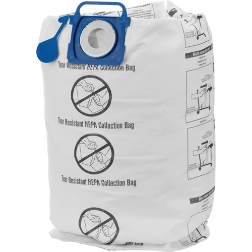 Genuine HEPA Tear-Resistant Filter Bags, 12 - 20 US gal. Dufferin Supply