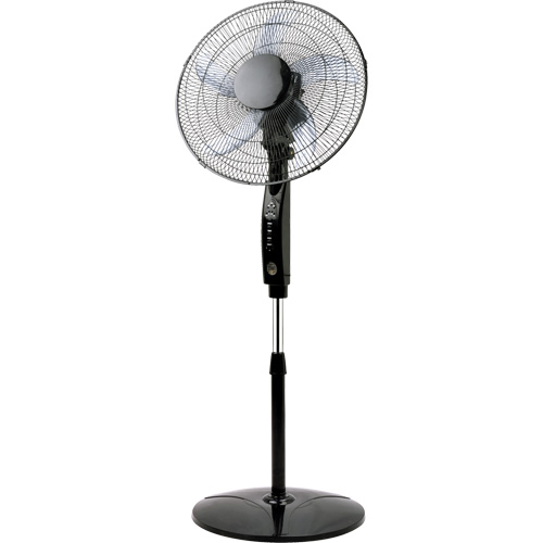 Ventilateur oscillant sur pied avec t&eacute;l&eacute;commande, Commercial, 3 Vitesses, Diam&egrave;tre de 16" Dufferin Supply