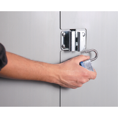 Armoires robustes &agrave; portes creuses, 38" la x 24" p x 72" h, 4 tablettes Dufferin Supply