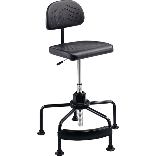 Industrial Seating, Stationary, Adjustable Height, 250 lbs. Capacity Dufferin Supply