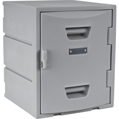 Locker, 15" x 15" x 18", Grey, Assembled Dufferin Supply