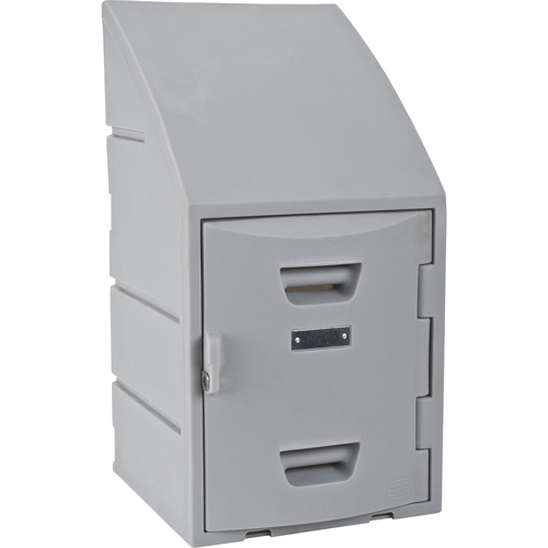 Locker, 15" x 15" x 31", Grey, Assembled Dufferin Supply