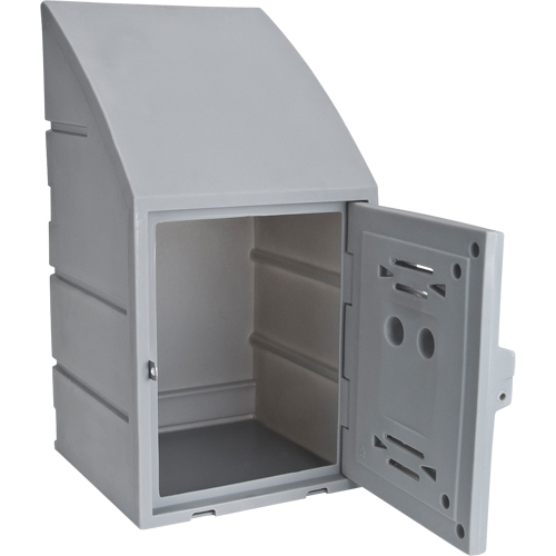 Locker, 15" x 15" x 31", Grey, Assembled Dufferin Supply