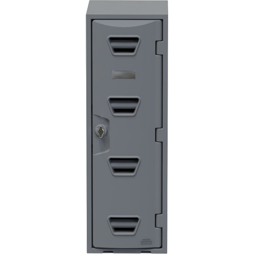 Locker, 12" x 15" x 47", Grey, Assembled Dufferin Supply
