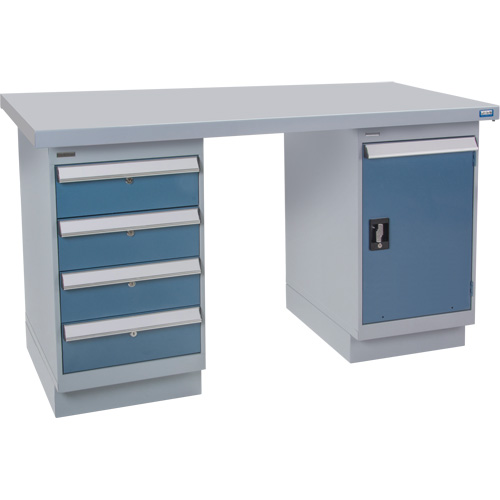 Pre-Designed Workbench, 60" W x 36" D x 34" H, 2500 lbs. Capacity Dufferin Supply