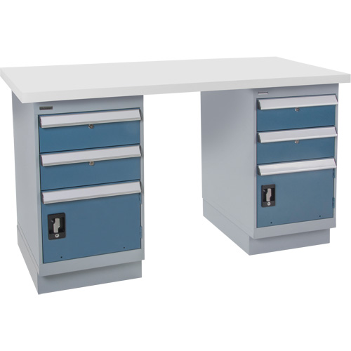 Pre-Designed Workbench, 72" W x 30" D x 34" H, 2500 lbs. Capacity Dufferin Supply