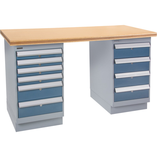 Pre-Designed Workbench, 72" W x 36" D x 34" H, 2500 lbs. Capacity Dufferin Supply