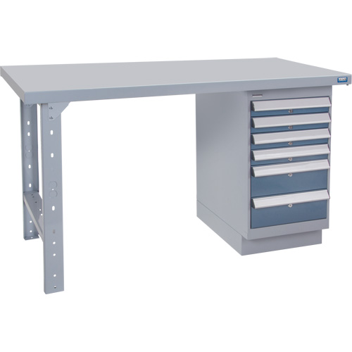 Pre-Designed Workbench, 60" W x 36" D x 34" H, 2500 lbs. Capacity Dufferin Supply